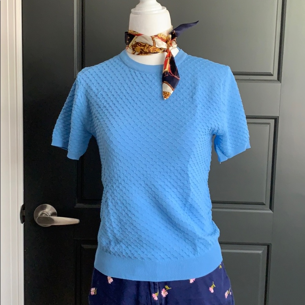 Zara Textured Knit Sweater Top